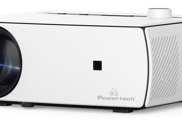 POWERTECH LED βιντεοπροβολέας PT-1158, ηχείο, 1080p, 210 ANSI lm, λευκός