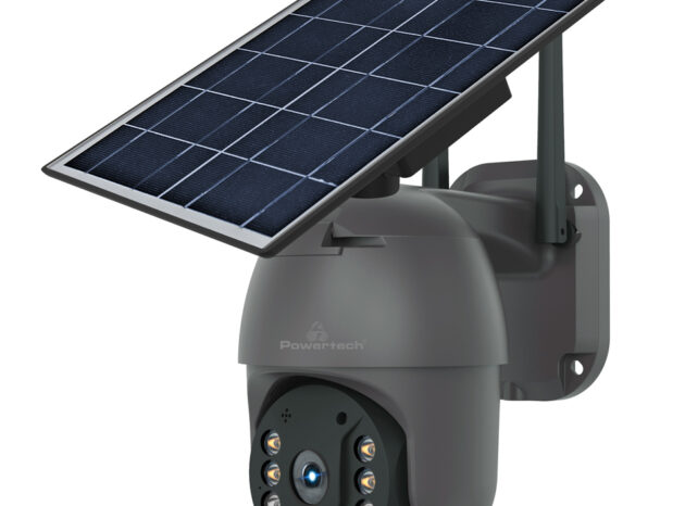 POWERTECH smart ηλιακή κάμερα PT-1174, 3MP, 4G, SD, PTZ, IP65