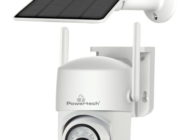 POWERTECH smart ηλιακή κάμερα PT-1177, 4MP, WiFi, SD, PTZ, IP65
