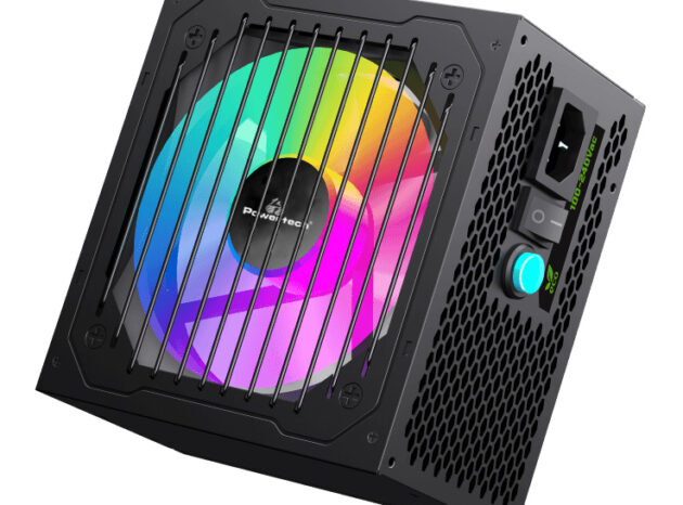 POWERTECH τροφοδοτικό PC PT-1311, 80PLUS Bronze, 700W, ATX, 120mm RGB Fan, Semi Modular