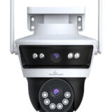 POWERTECH smart κάμερα PT-1340, 3MP, dual lens, WiFi, PTZ, SD, IP65