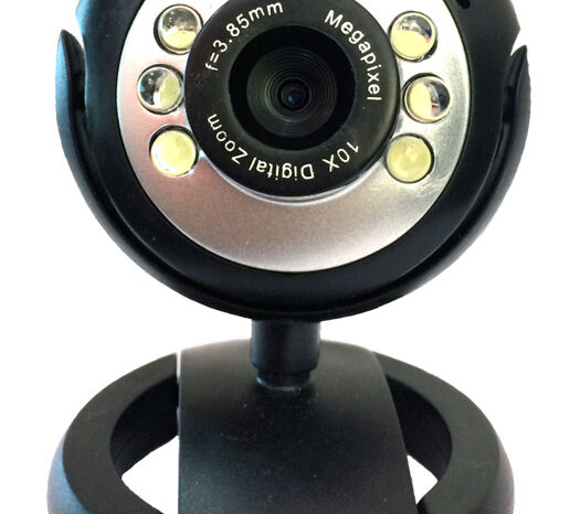 POWERTECH Web Camera PT-509 1.3MP, Plug & Play, μαύρη