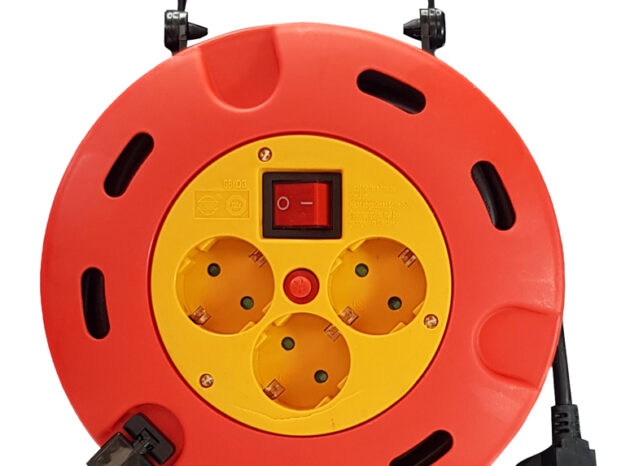 POWERTECH μπαλαντέζα κλειστού τύπου PT-896, 3x schuko, 16A, 5m