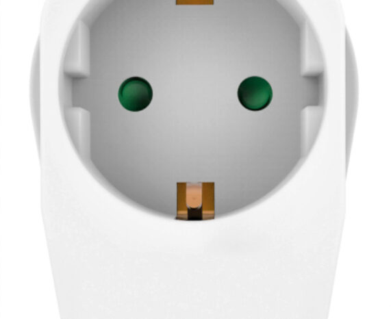 POWERTECH αντάπτορας ρεύματος PT-996, 1 θέση schuko, 16A, 3680W, λευκός