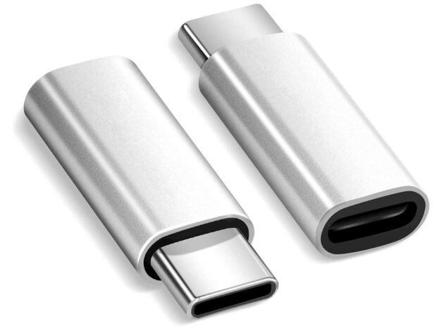 POWERTECH αντάπτορας USB-C αρσενικό σε Micro USB θηλυκό PTH-064, ασημί