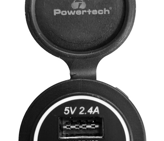 POWERTECH πρίζα USB για σκάφη & οχήματα PTL-003, 2x USB, 24W, IP65