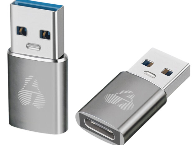 POWERTECH αντάπτορας USB 3.0 σε USB-C PTR-0147, 10 Gbps, 60W, γκρι