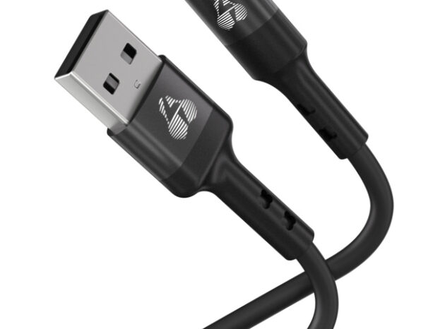 POWERTECH καλώδιο USB-C σε USB PTR-0161, σιλικόνης, 60W, 480Mbps, 1m, μαύρο