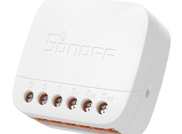 SONOFF smart διακόπτης S-MATE2, 3 κανάλια, μπαταρίας, λευκός