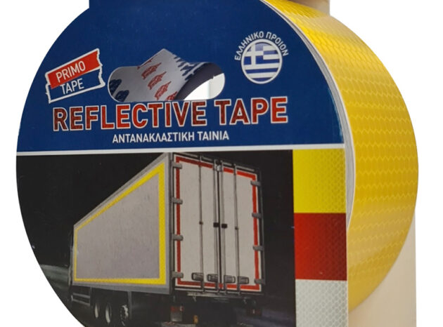 PRIMO TAPE αντανακλαστική ταινία SEL-024, 48mm x 10m, κίτρινη