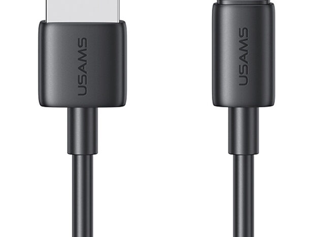 USAMS καλώδιο USB-C σε USB US-SJ708, 3A, 480Mbps, 1m, μαύρο