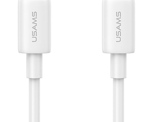 USAMS καλώδιο USB-C US-SJ711, 60W, 480Mbps, 1m, λευκό