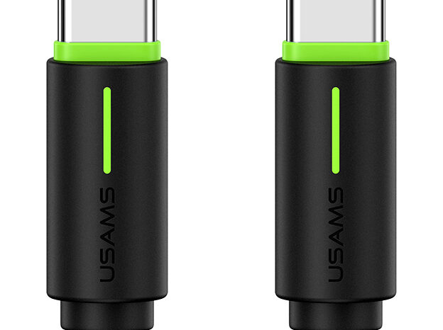 USAMS καλώδιο USB-C US-SJ734, 60W, 480Mbps, 1m, μαύρο