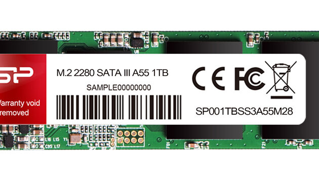 SILICON POWER SSD A55, 1TB, M.2 2280, SATA III, 560-530MB/s