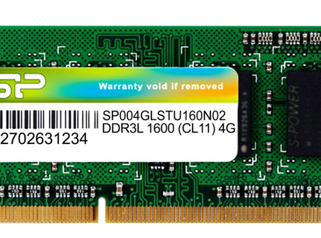 SILICON POWER Μνήμη DDR3L SODimm , 4GB, 1600MHz, PC3L-12800, CL11, 1.35v