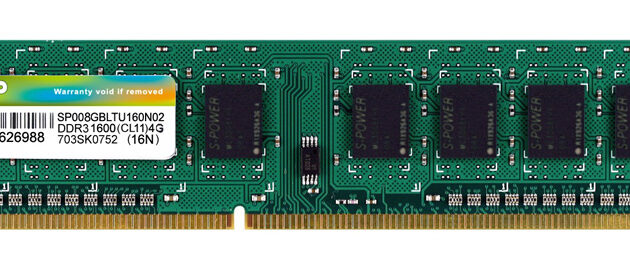 SILICON POWER μνήμη RAM 8GB DDR3, 1600MHz PC3-12800, 1.5V