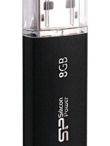 SILICON POWER USB Flash Drive Ultima II-I, 8GB, USB 2.0, μαύρο