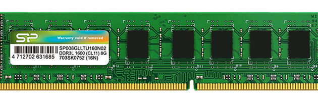 SILICON POWER μνήμη DDR3L UDIMM SP008GLLTU160N02, 8GB, 1600MHz, CL11