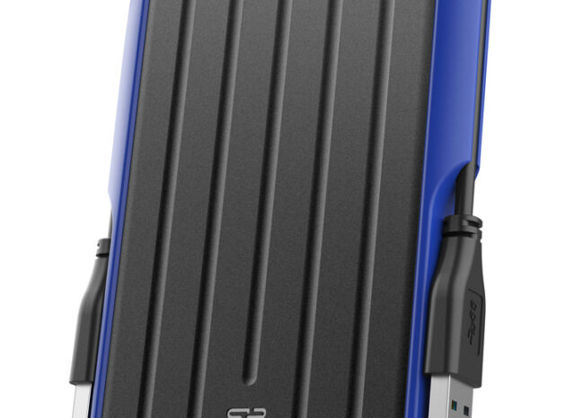 SILICON POWER εξωτερικός HDD Armor A66, 1TB, USB 3.2, μπλε