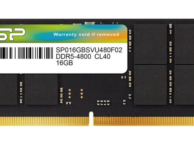 SILICON POWER μνήμη DDR5 SODIMM SP016GBSVU480F02, 16GB, 4800MHz, CL40