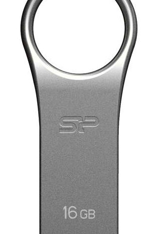 SILICON POWER USB Flash Drive Firma F80, 16GB, USB 2.0, ασημί