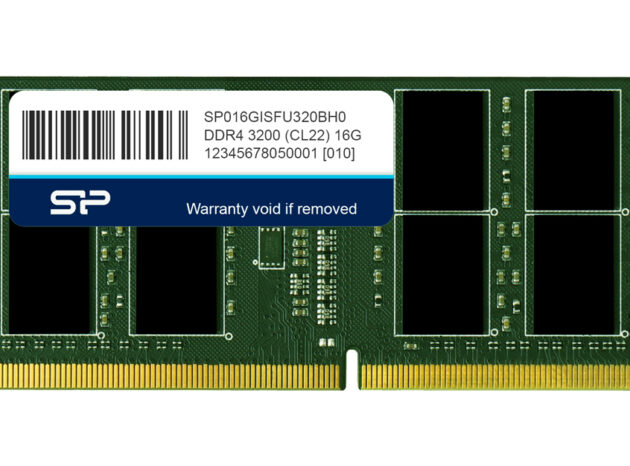 SILICON POWER industrial μνήμη DDR4 SODIMM SP016GISFU320BH0, 16GB, 3200MHz, CL22, -20~95 °C