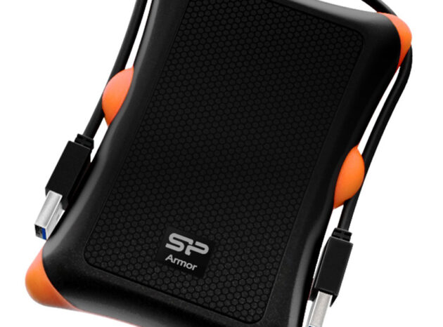 SILICON POWER εξωτερικός HDD Armor A30, 2TB, USB 3.2, μαύρος