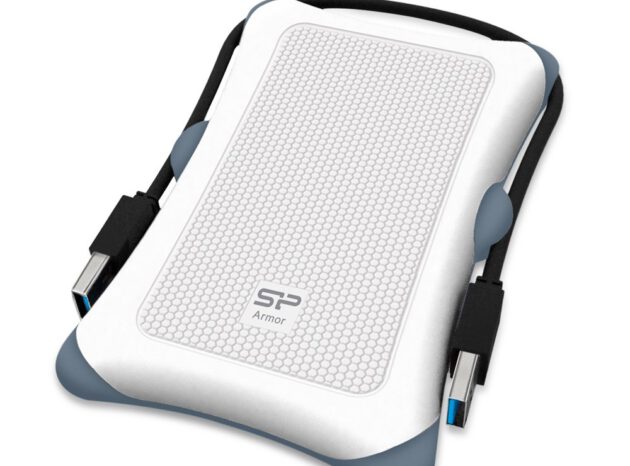 SILICON POWER εξωτερικός HDD Armor A30, 2TB, USB 3.2, λευκός