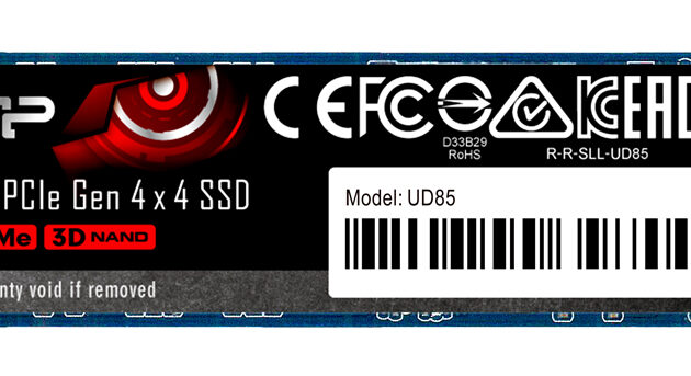 SILICON POWER SSD PCIe Gen4x4 M.2 2280 UD85, 2TB, 3.600-2.800MB/s