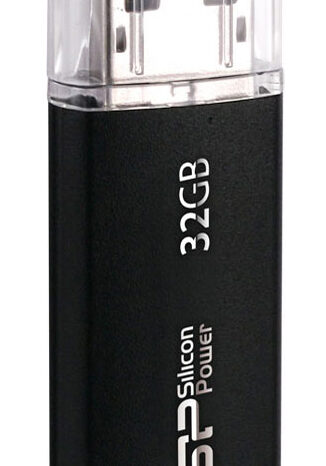 SILICON POWER USB Flash Drive Ultima II-I, 32GB, USB 2.0, μαύρο
