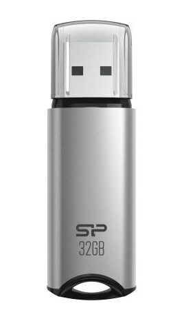 SILICON POWER USB Flash Drive Marvel M02, 32GB, USB 3.2, γκρι