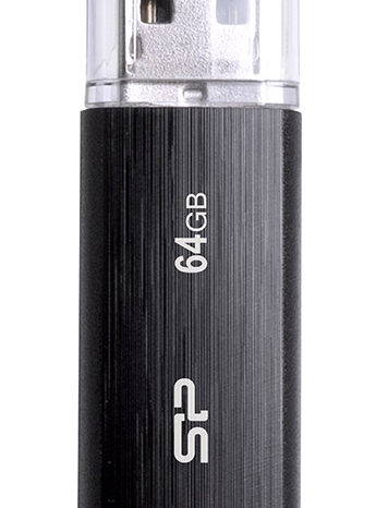 SILICON POWER USB Flash Drive Ultima U02, 64GB, USB 2.0, μαύρο