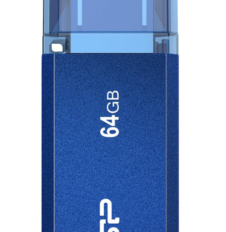 SILICON POWER USB Flash Drive Helios 202, 64GB, USB 3.2, μπλε