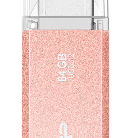 SILICON POWER USB Flash Drive Helios 202, 64GB, USB 3.2, ροζ χρυσό