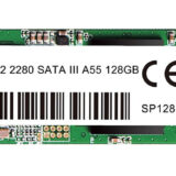 SILICON POWER SSD A55, 128GB, M.2 2280, SATA III, 560-530MB/s