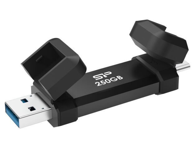 SILICON POWER εξωτερικός SSD Marvel Xtreme DS72, USB-C/USB 3.2, 250GB, μαύρο