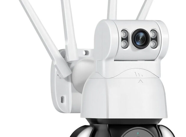 SECTEC smart κάμερα ST-428-4M-DL με προβολείς, dual lens, 4MP, Onvif PTZ