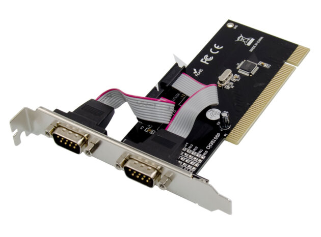 POWERTECH κάρτα επέκτασης PCI σε 2x serial ST320, WHC351Q