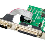 POWERTECH κάρτα επέκτασης PCIe σε serial + parallel ST329, AS99100