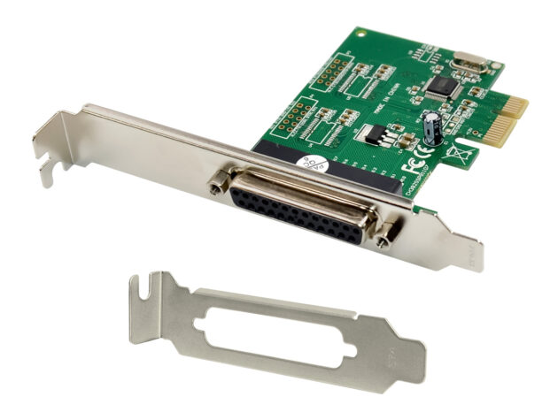POWERTECH κάρτα επέκτασης PCIe σε 1x parallel ST38, 1MB, 85x60mm
