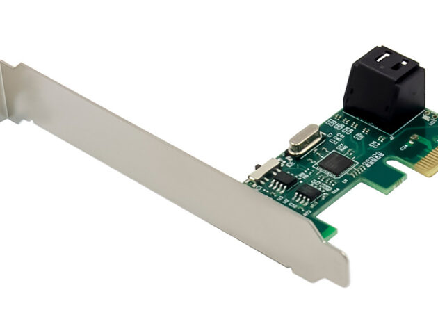 POWERTECH κάρτα επέκτασης PCIe σε 2x SATA 3.0 ST544, ASM1061