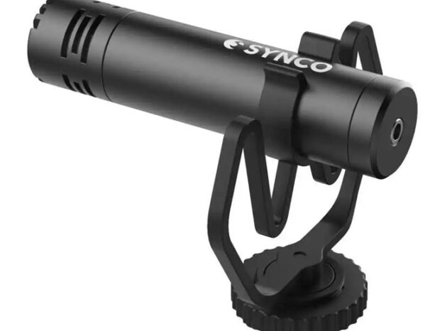 SYNCO μικρόφωνο για κάμερα SY-M1-BK, δυναμικό, 3.5mm, shock mount, μαύρο