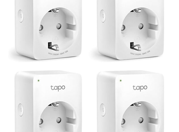 TP-LINK smart αντάπτορας ρεύματος TAPO-P100, Wi-Fi, ΒΤ, 4τμχ, Ver. 1.0