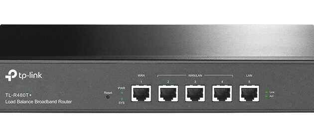 TP-LINK load balance broadband router TL-R480T+, 5x Ethernet port, Ver 9