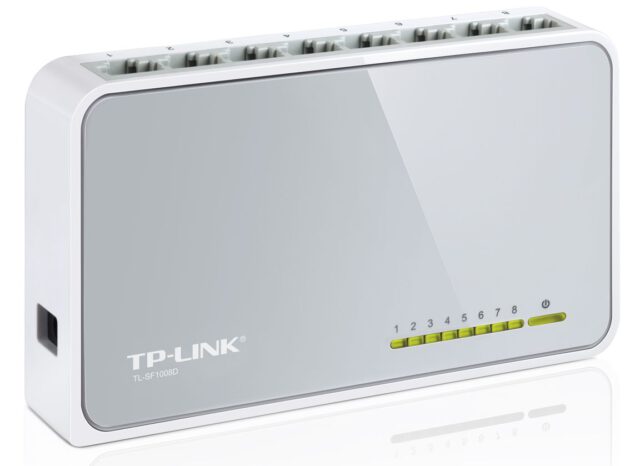 TP-LINK Desktop Switch TL-SF1008D, 8-port 10/100Mbps, Ver. 8.2