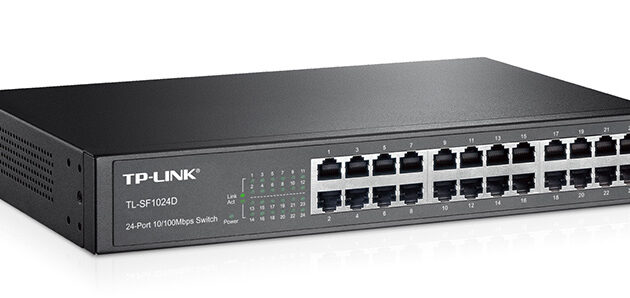 TP-LINK Desktop Switch TL-TL-SF1024D, 10/100Mbps, 24 Θύρες, Ver. 3.0