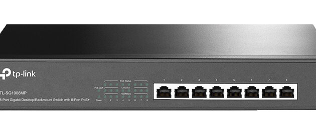 TP-LINK desktop/rackmount switch TL-SG1008MP, 8-Port PoE+, Ver. 2.0