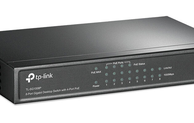 TP-LINK 8-Port Gigabit Desktop Switch TL-SG1008P, 4-Port PoE, Ver. 4.0
