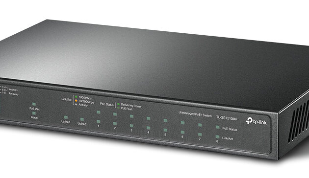TP-LINK Desktop Switch TL-SG1210MP, 10-Port Gigabit, Ver 2.0