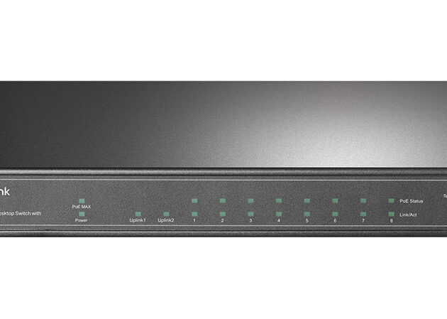 TP-LINK desktop switch TL-SG1210P, 10-Port Gigabit, 8x PoE+, Ver. 3.0